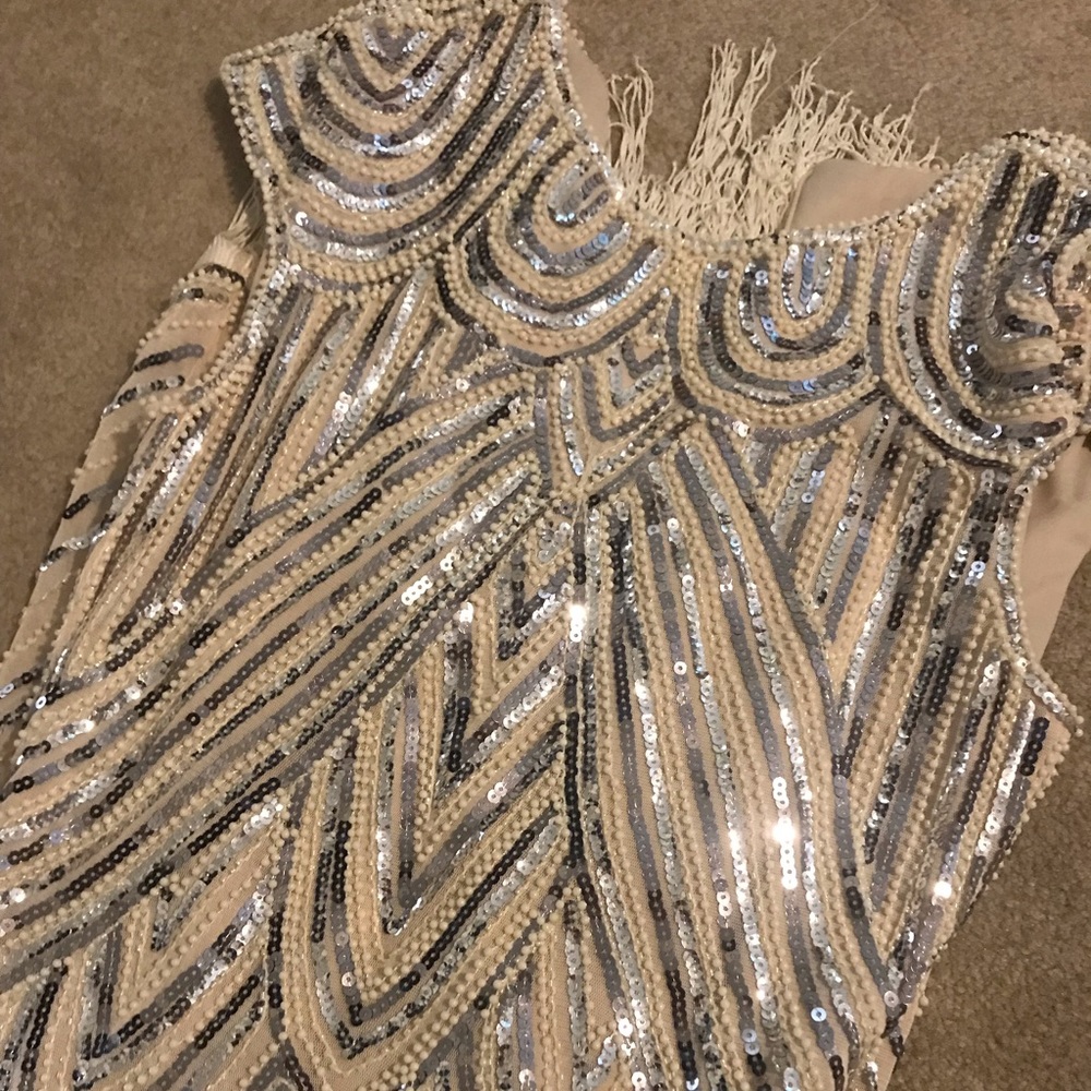 Great Gatsby inspired fringe dress